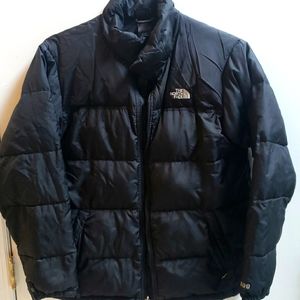 The North Face black puffer jacket